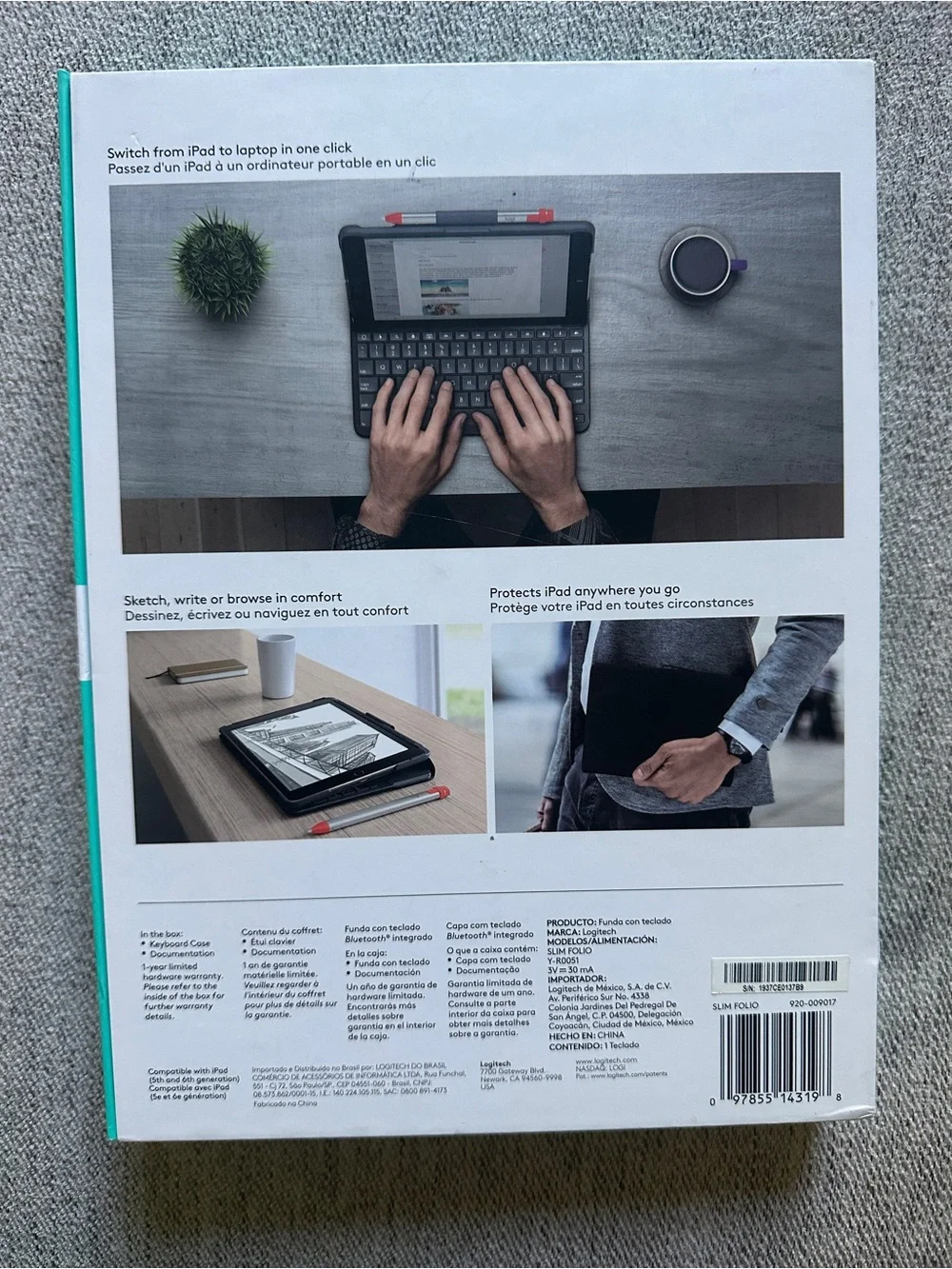 Logitech Slim Folio Keyboard Case in Black